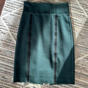 Elegant Green Pencil Skirt